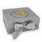Fish Gift Boxes with Magnetic Lid - Silver - Front