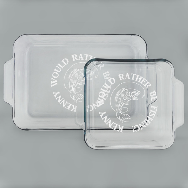 Fish Glass Baking Dish Set - MAIN (set)
