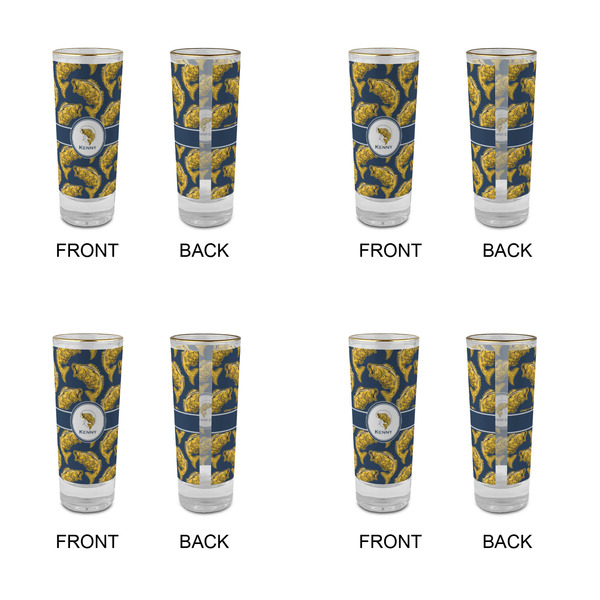 Fish Glass Shot Glass - 2 oz - Set of 4 - APPROVAL