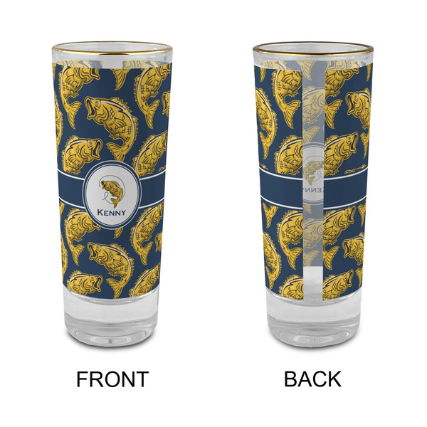 Fish Glass Shot Glass - 2 oz - Single - APPROVAL