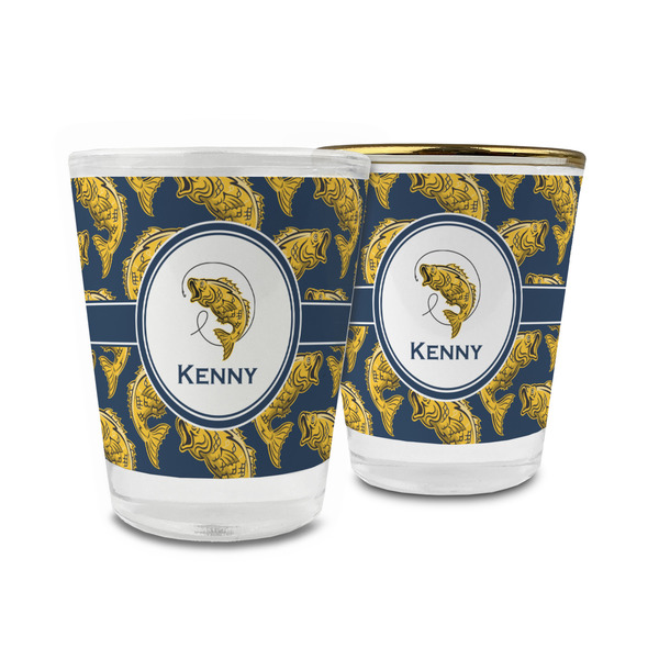 Custom Fish Glass Shot Glass - 1.5 oz (Personalized)