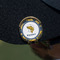 Fish Golf Ball Marker Hat Clip - Gold - On Hat