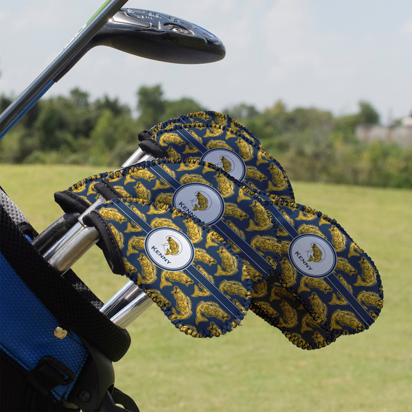 Custom Fish Golf Club Iron Cover - Set of 9 (Personalized)