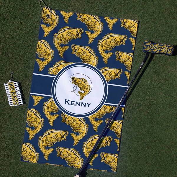 Custom Fish Golf Towel Gift Set (Personalized)