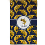 Fish Golf Towel - Poly-Cotton Blend - Small w/ Name or Text
