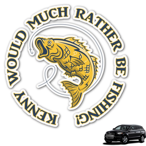 Custom Fish Graphic Car Decal (Personalized)