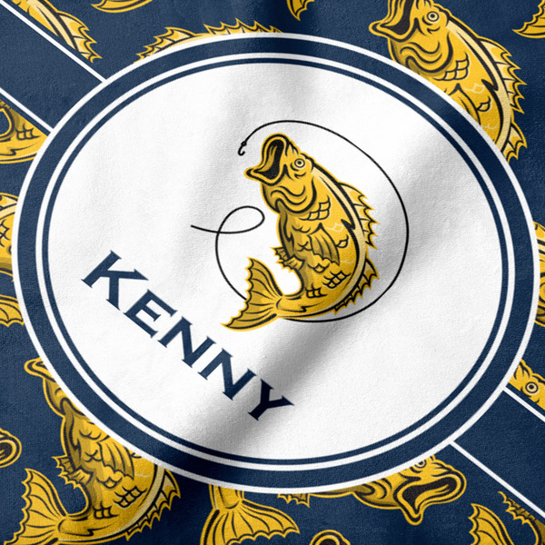 Fish Hooded Baby Towel- Detail Close Up