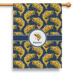 Fish 28" House Flag - Single Sided (Personalized)