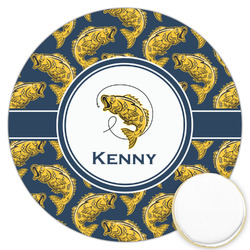 Fish Printed Cookie Topper - 3.25" (Personalized)