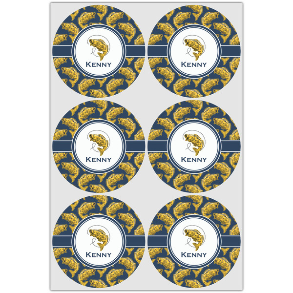 Fish Icing Circle - Large - Set of 6