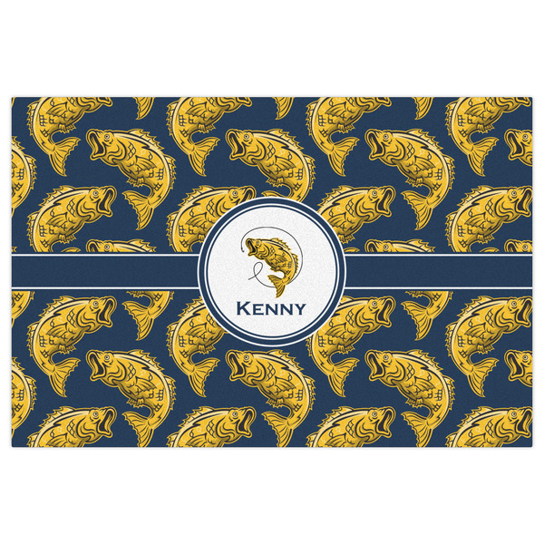 Fish Indoor / Outdoor Rug - 2'x3' - Front Flat