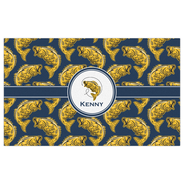 Fish Indoor / Outdoor Rug - 3'x5' - Front Flat