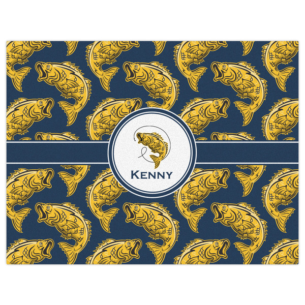 Fish Indoor / Outdoor Rug - 6'x8' - Front Flat