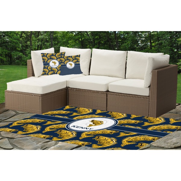 Fish Indoor / Outdoor Rug & Cushions