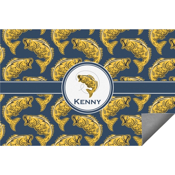 Custom Fish Indoor / Outdoor Rug - 3'x5' (Personalized)