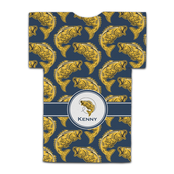 Fish Jersey Bottle Cooler - BACK (flat)