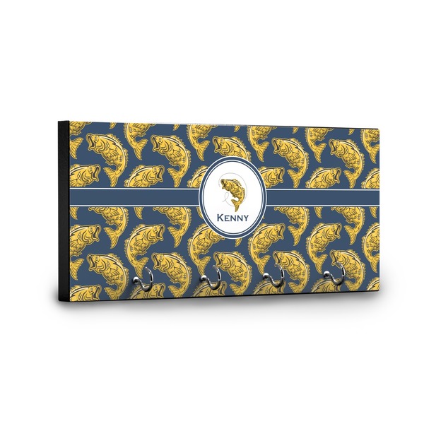 Fish Key Hanger - Front View with Hooks