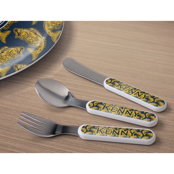 Fish Kids Flatware w/ Plate