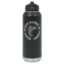 Fish Water Bottle - Laser Engraved - Front (Personalized)