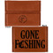 Fish Leather Business Card Holder - Front Back
