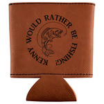 Fish Leatherette Can Sleeve (Personalized)