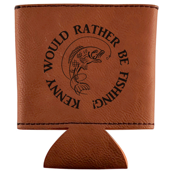 Custom Fish Leatherette Can Sleeve (Personalized)