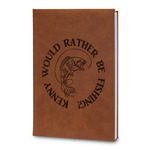 Fish Leatherette Journal - Large - Double Sided (Personalized)