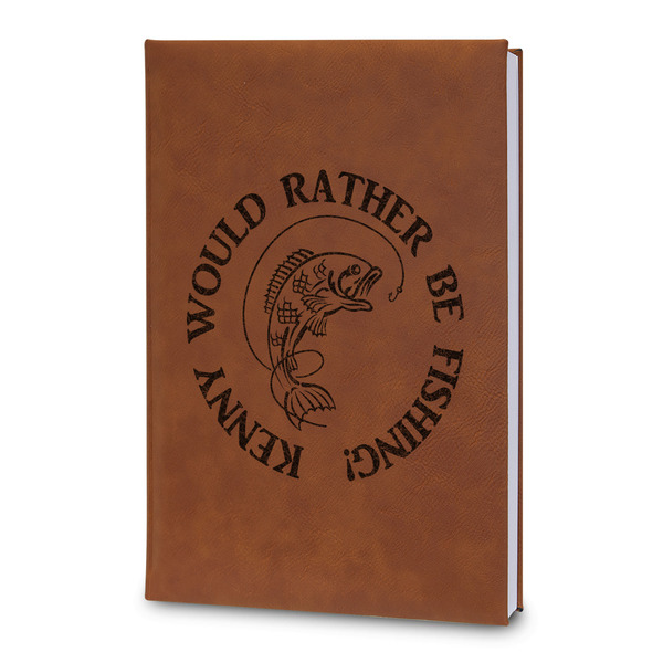 Custom Fish Leatherette Journal - Large - Double Sided (Personalized)