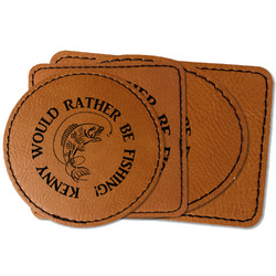 Fish Faux Leather Iron On Patch (Personalized)