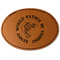Fish Leatherette Patches - Oval