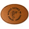 Fish Faux Leather Iron On Patch - Oval (Personalized)