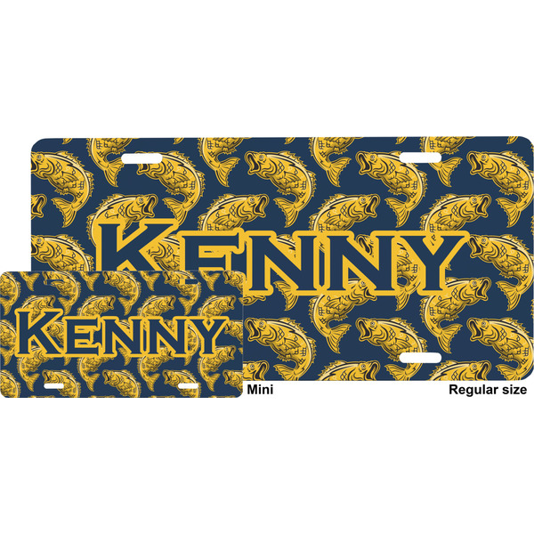 Fish License Plate (Sizes)