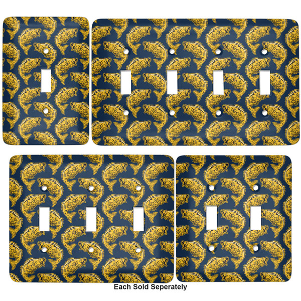 Fish Light Switch Covers all sizes