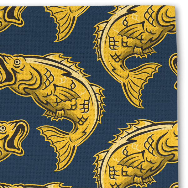 Fish Linen Placemat - DETAIL