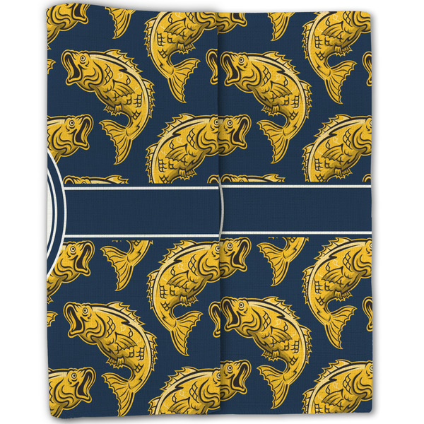 Fish Linen Placemat - Folded Half (double sided)