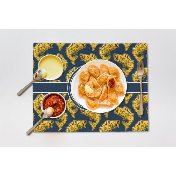 Fish Linen Placemat - Lifestyle (single)