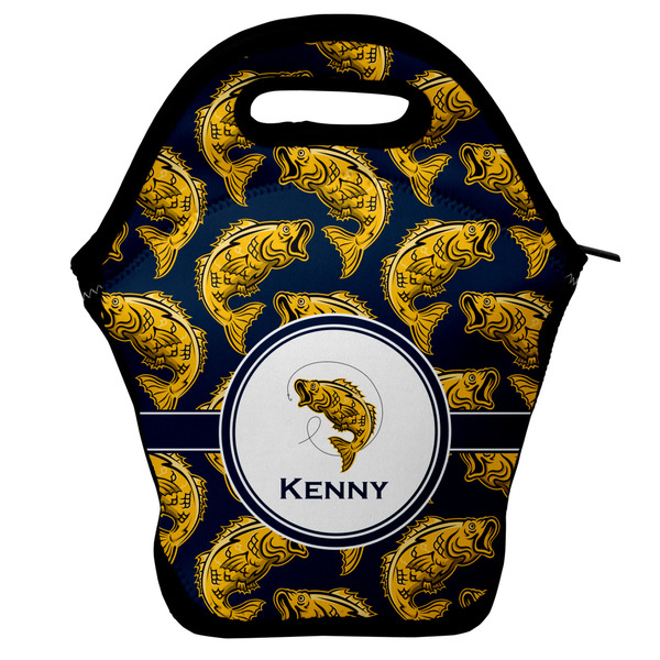 Custom Fish Lunch Bag w/ Name or Text