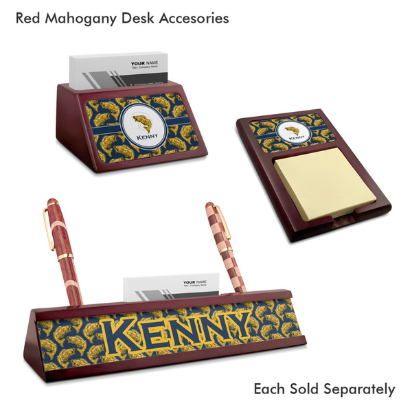 Fish Mahogany Desk Accessories