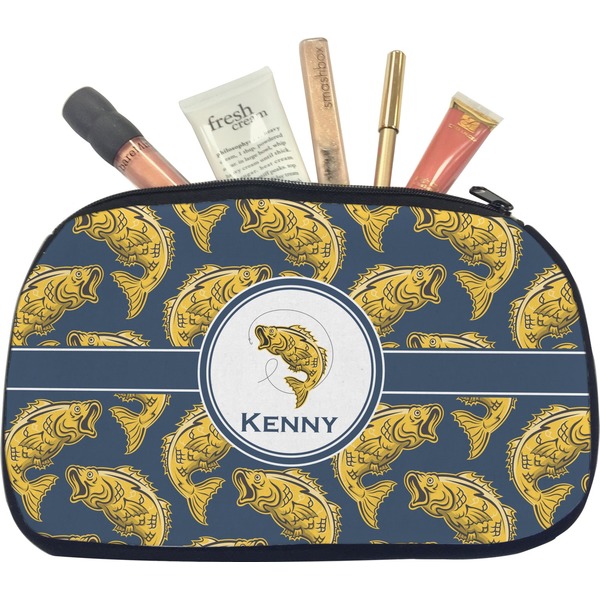 Custom Fish Makeup / Cosmetic Bag - Medium (Personalized)