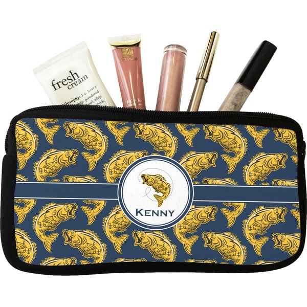 Custom Fish Makeup / Cosmetic Bag - Small (Personalized)