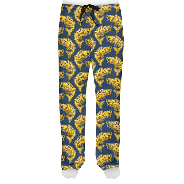 Fish Men's Pjs Front - on model
