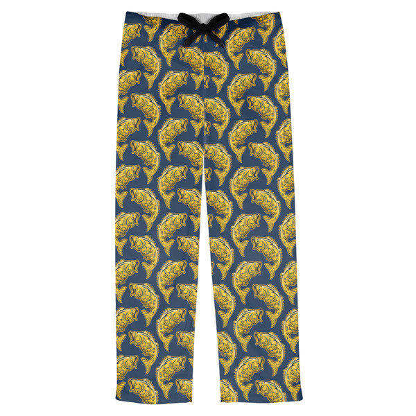 Custom Fish Mens Pajama Pants - L