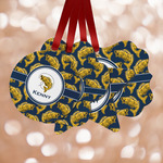 Fish Metal Ornaments - Double Sided w/ Name or Text