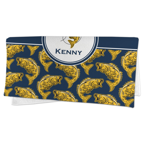 Fish Microfiber Dish Rag - FOLDED (half)