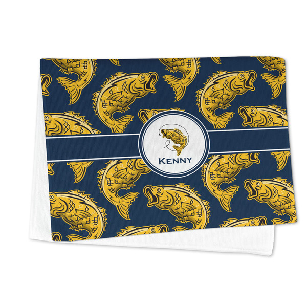 Fish Microfiber Dish Towel - FOLDED HALF