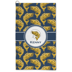 Fish Microfiber Golf Towel (Personalized)
