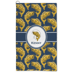 Fish Microfiber Golf Towel (Personalized)