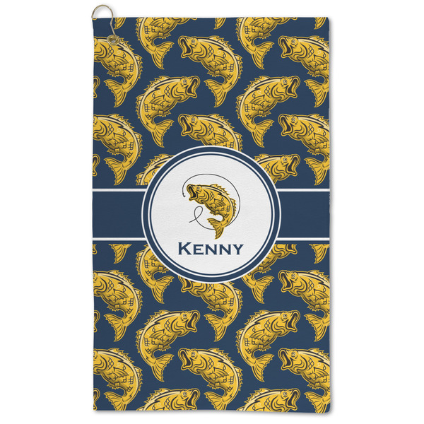 Custom Fish Microfiber Golf Towel - Large (Personalized)