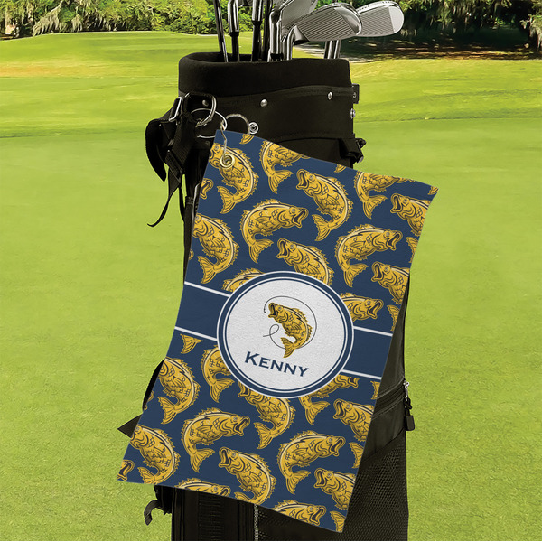 Fish Microfiber Golf Towels - Small - LIFESTYLE