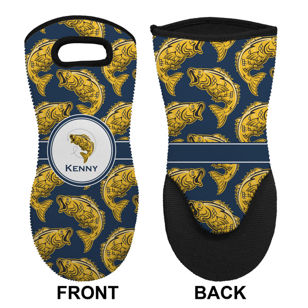 Fish Neoprene Oven Mitt (Front & Back)